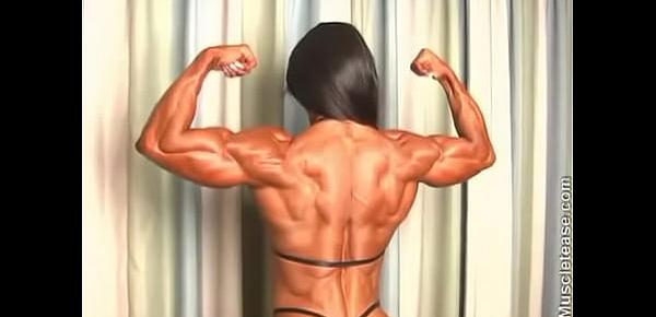  Claudia Partenza Huge Bulging Ripped Muscle